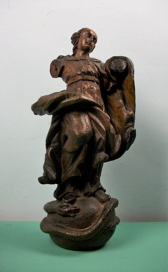 C17th Italian Carved Oak Statue of the Virgin Mary Madonna Immaculate Conception (3).JPG